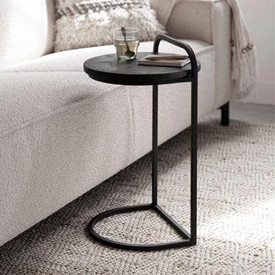 DTP Home Laptoptafel 'Soho' Betonlook, 35cm, kleur Zwart