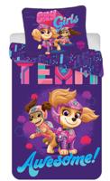 Paw Patrol Team Awesome dekbedovertrek - 140 x 200 cm - 60 x 63 cm - thumbnail