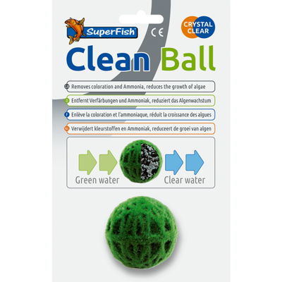 Superfish Clean Ball - Kristalhelder Aquariumwater & Anti-Alg Filtermedium Voor Alle Aquaria