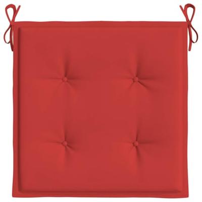 VidaXL Tuinstoelkussens 4 st 40x40x4 cm oxford stof rood VidaXL Tuinstoelkussens 4 st 40x40x4 cm oxford stof rood