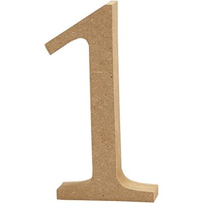 Creativ Company Cijfer 1 mdf 13cm, 1st.