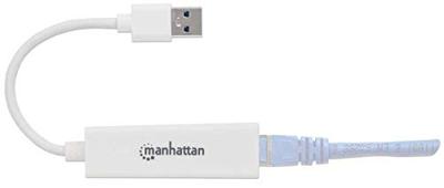 Manhattan Gigabit Ethernet Adapter Netwerkadapter 1 GBit/s USB-A 3.2 Gen 1