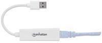 Manhattan Gigabit Ethernet Adapter Netwerkadapter 1 GBit/s USB-A 3.2 Gen 1 - thumbnail
