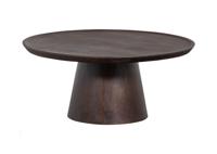 vtwonen Ronde Salontafel 'Coffee A Gogo' Mangohout, 90cm - thumbnail