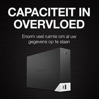 Seagate One Touch HUB externe harde schijf 10000 GB Zwart, Grijs - thumbnail