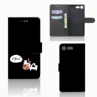 Sony Xperia XZ Premium Leuk Hoesje Cow - thumbnail