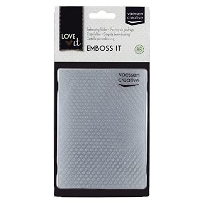 Vaessen Creative • love it embossing folder stippen