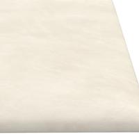 Wandpanelen 12 st 1,08 m 60x15 cm fluweel crmekleurig - thumbnail