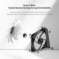 Montech GF120 PWM ARGB 3-Pack 120mm Zwart - thumbnail