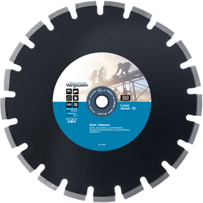 VG diamantzaag 350/25.4mm Laser Asfalt 10