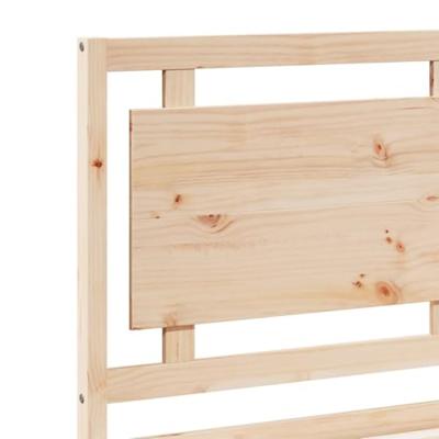 Bedframe extra lang zonder matras massief hout 100x210 cm