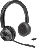 HP Poly Savi 7320 UC DECT On Ear headset DECT Stereo Zwart Ruisonderdrukking (microfoon) Volumeregeling, Microfoon uitschakelbaar (mute) Computer - thumbnail