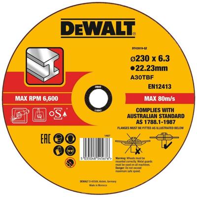 DeWALT DT43919 Afbraamschijf Metaal 230mm
