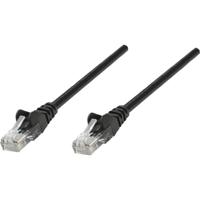 Intellinet 342049 RJ45 Netwerkkabel, patchkabel CAT 6 U/UTP 1.00 m Zwart 1 stuk(s) - thumbnail