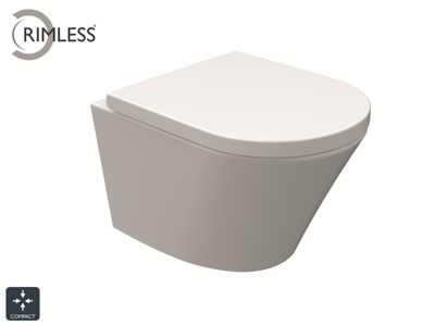 Wiesbaden Vesta junior wandcloset rimless verkort met Vesta Junior toiletzitting softclose en quick release glans wit 32.3451 Wiesbaden Vesta junior wandcloset rimless verkort met Vesta Junior toiletzitting softclose en quick release glans wit 32.3451