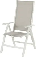 Hartman verstelbare dining tuinstoel troy royal white - thumbnail