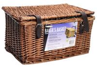 Fiets Bakkersmand Bruin 45x30x25cm - thumbnail