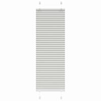 Pliss rolgordijn 50x100 cm stofbreedte 49,4 cm lichtgrijs - thumbnail