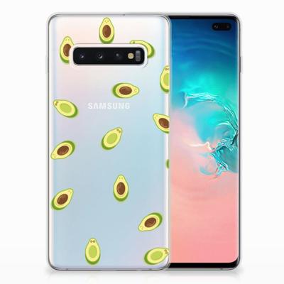 Samsung Galaxy S10 Plus | Siliconen Case | Avocado