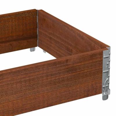 Palletopzetrand 80x60 cm massief grenenhout bruin