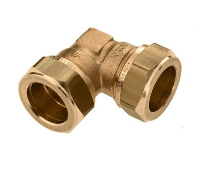 Bonfix knelkoppeling - Kniekoppeling - 15x15mm - Messing