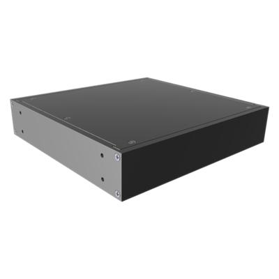 Hammond Electronics RM1U0808SBK Universele behuizing 203 x 211 x 44 Aluminium Zwart 1 stuk(s)