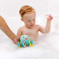 Badspeeltje - INFANTINO - Lichtgevende badoctopus met ringen - thumbnail