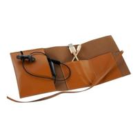 Kabelorganizer DKD Home Decor Zwart Multicolour Kameel Polyurethaan 29,5 x 1 x 14 cm (4 Stuks) - thumbnail