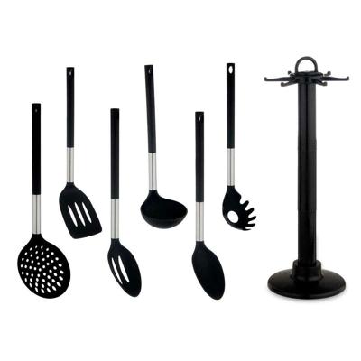 Set Keukengerei Kinvara Hout Metaal Polypropyleen Plastic PBT 14 x 38 x 14 cm 7 Onderdelen