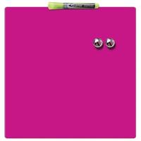 Whiteboard Nobo tegel 36x36cm roze magnetisch - thumbnail