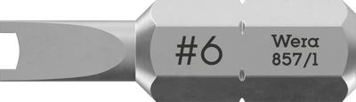 Wera 857/1 Z Vorkbit - Snake-eye, # 6 x 25 mm - 1 stuk(s) - 05057151001