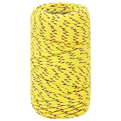 VidaXL Boottouw 2 mm 100 m polypropyleen geel
