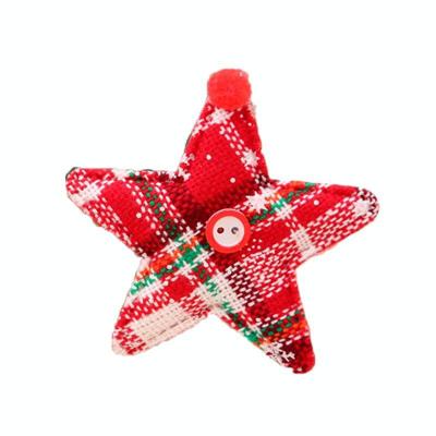 12 PCS Kerstornamenten Kerstboom Hangers Specificatie: Sterren (Rood Wit)