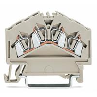 WAGO 280-996 Doorgangsklem 5 mm Spanveer Toewijzing: L Grijs 100 stuk(s) - thumbnail