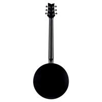 Ortega OBJE356-SBK-L Raven Series Satin Black linkshandige E/A zessnarige banjo met gigbag - thumbnail
