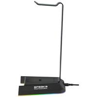 SpeaKa Professional SP-HPS-320 Koptelefoonstandaard Geschikt voor (koptelefoon): On Ear koptelefoon, Over Ear koptelefoon Zwart - thumbnail