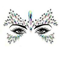 3 PC'S voorhoofd groene Masquerade make-up acryl gezicht sticker stijl: YT-41 - thumbnail