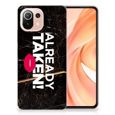 Xiaomi Mi 11 Lite | 11 Lite 5G NE | Siliconen hoesje | met naam Already Taken Black