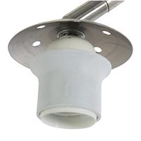 Steinhauer BooglampGramineus grijs met taupe lampenkap - 9676ST - thumbnail