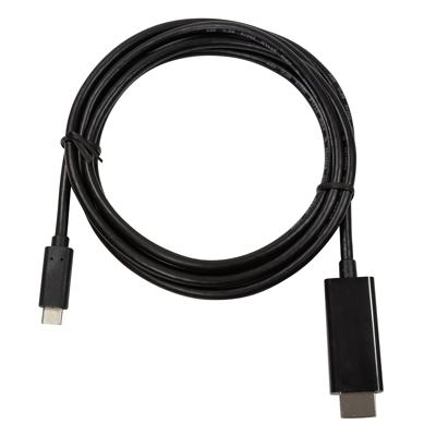 LogiLink UA0330 USB-C-displaykabel USB-C / HDMI Adapterkabel USB-C stekker, HDMI-A-stekker 3.00 m Zwart