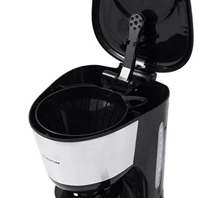 Koffiezetapparaat inventum 1.25liter zwart met rvs