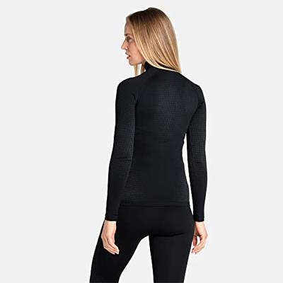 Odlo Odlo Performance Warm ECO dames thermoshirt met rits