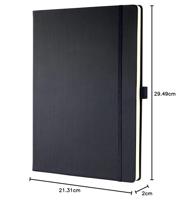 Sigel SI-CO111 Notitieboek Conceptum Pure Hardcover A4 Zwart Geruit - thumbnail
