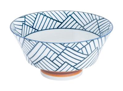 Japanse rijstschaal - Tokyo Design Studio - Sori Bowl Ajiro - 18x9 cm
