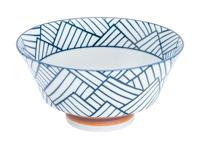Japanse rijstschaal - Tokyo Design Studio - Sori Bowl Ajiro - 18x9 cm - thumbnail