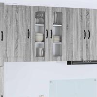 Keukenkast aan de muur met plank Grijs Sonoma 60 x 31 x 80 cm - thumbnail