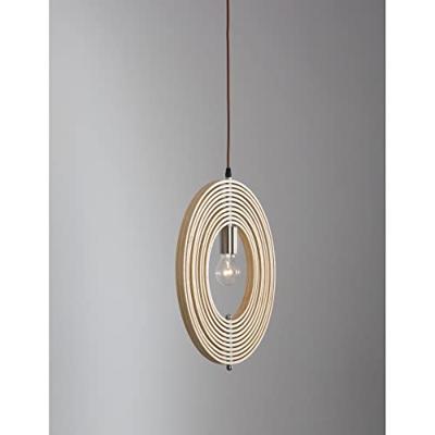Lyora Moderne hanglampAsco hout Ø 43cm - 9138062