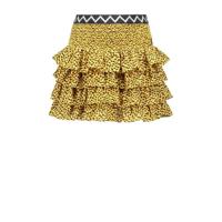 Like Flo Meisjes rok laagjes ruffel - Panter - thumbnail