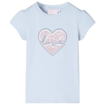 Kindershirt 92 lichtblauw Kindershirt 92 lichtblauw