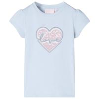Kindershirt 92 lichtblauw - thumbnail